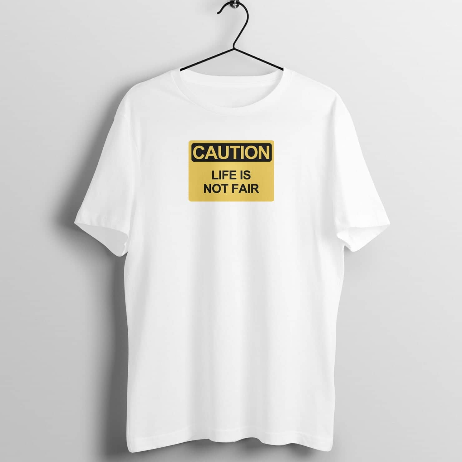 Caution Life is Not Fair Funny T Shirt for Men and Women freeshipping - Catch My Drift India