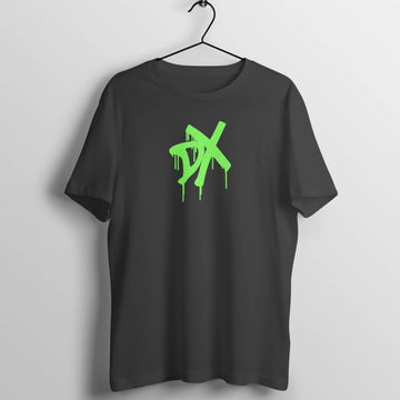 DX Spray Paint Exclusive D Generation X Black T Shirt for Men and Women freeshipping - Catch My Drift India