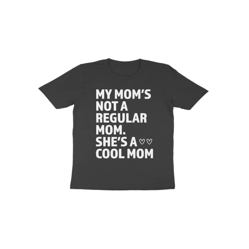 My Mom's A Cool Mom Special Black T Shirt for Babies Baby & Toddler Clothing Printrove Black 1 