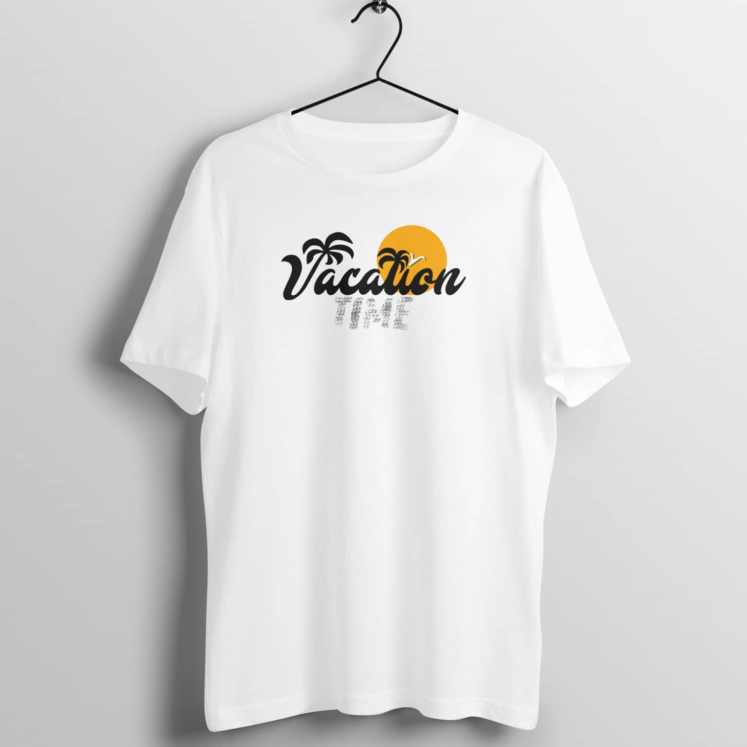 Vacation Time Exclusive White Holiday T Shirt for Men and Women Printrove White S 