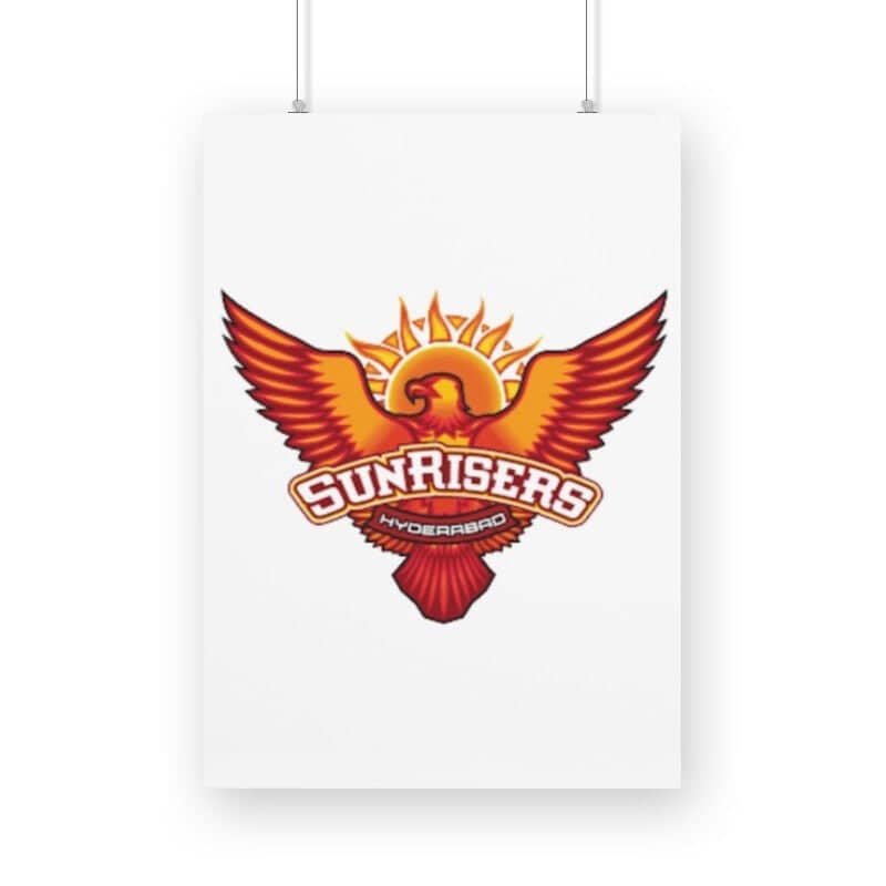 Sunrisers Hyderabad Logo Exclusive Framed Wall Poster Printrove A4 