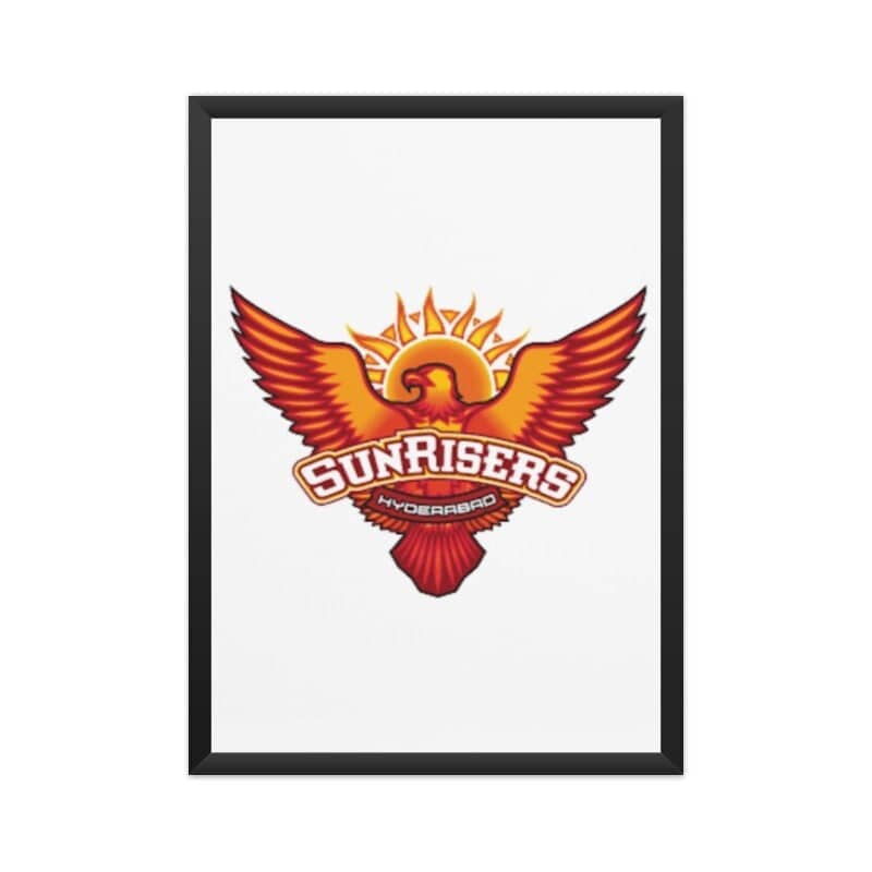 Sunrisers Hyderabad Logo Exclusive Framed Wall Poster Printrove A4 Framed 