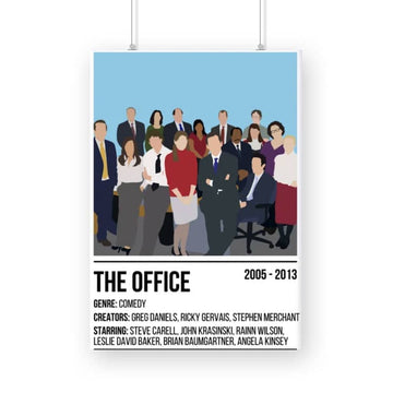 The Office Whole Cast Exclusive Framed Wall Poster Printrove A4 