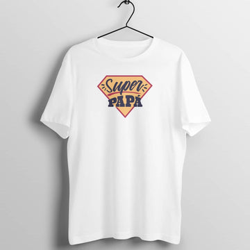 Super Papa Supreme White T Shirt for Men and Women