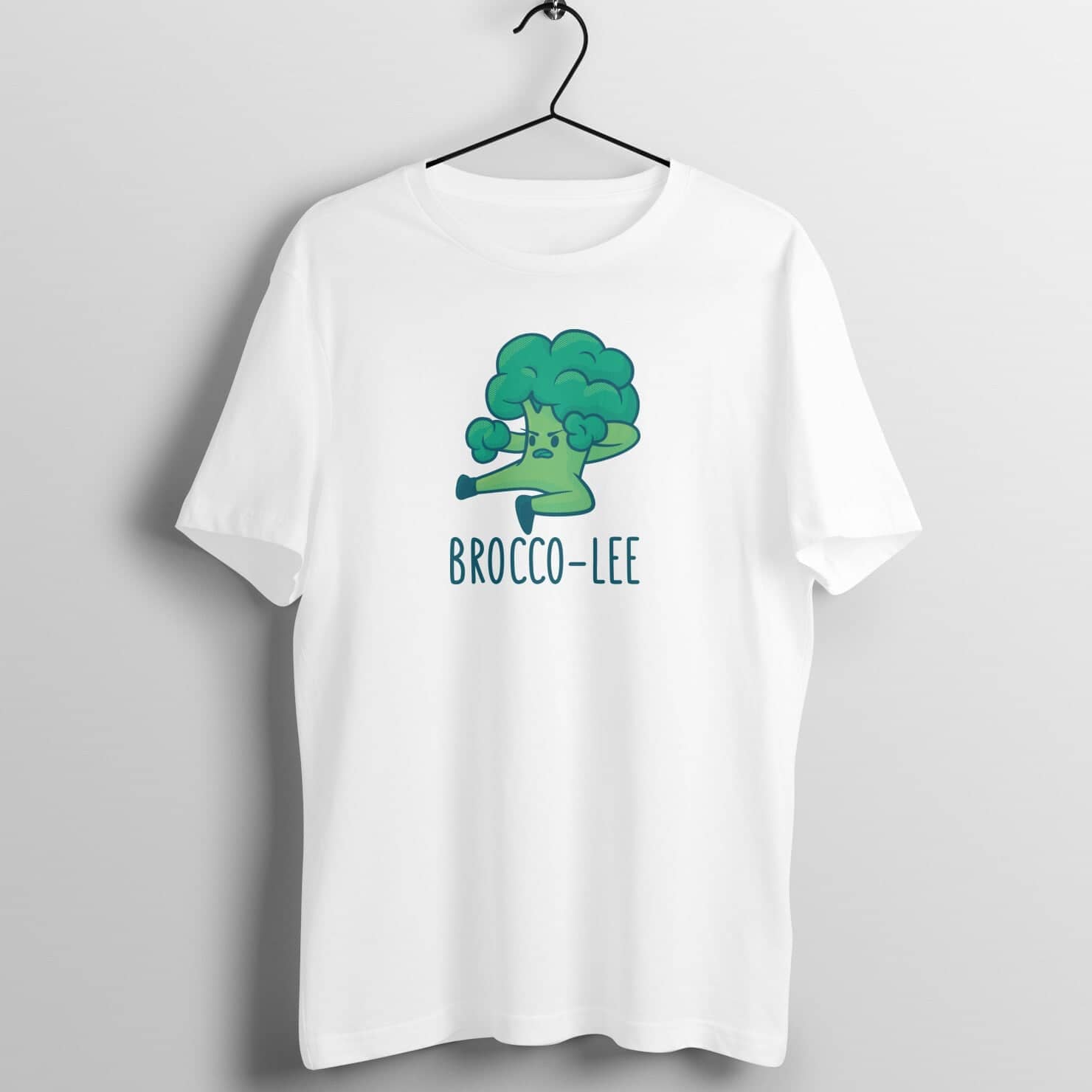 Brocco-Lee Funny White T Shirt for Men and Women Printrove White S 