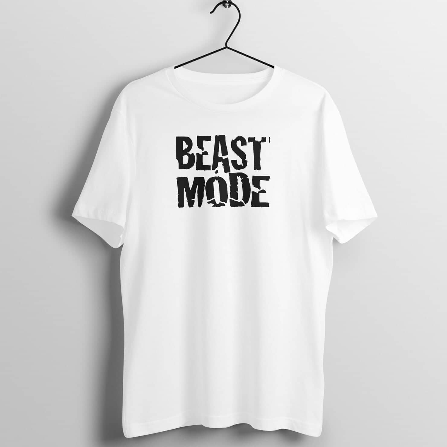 Beast Mode Exclusive white T Shirt for Beast Men and Women Printrove White S 