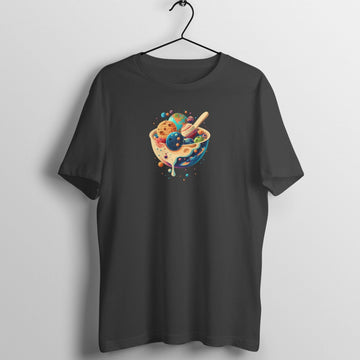 The Milky Way Cereal Exclusive Black T Shirt for Men and Women