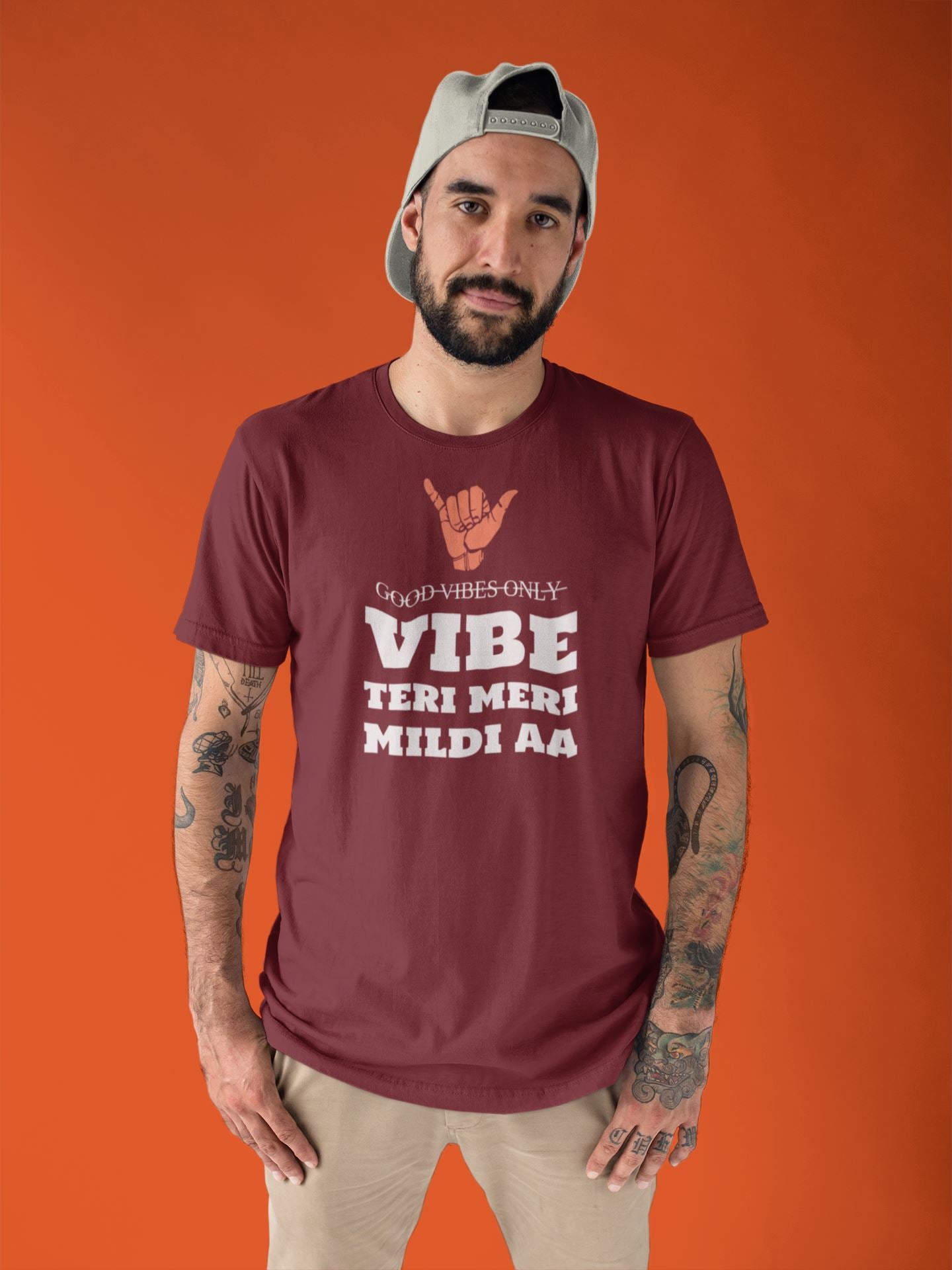 Vibe Teri Meri Mildi Aa Exclusive Punjabi T Shirt for Men and Women freeshipping - Catch My Drift India