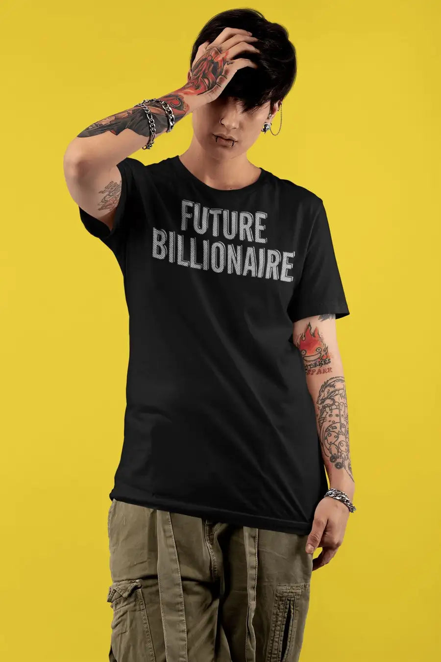 Future Billionaire Exclusive T Shirt for Men and Women | Premium Design | Catch My Drift India - Catch My Drift India  black, clothing, female, general, made in india, shirt, t shirt, trendin