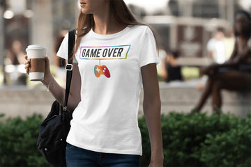 Game Over Exclusive T Shirt for Men and Women | Premium Design | Catch My Drift India