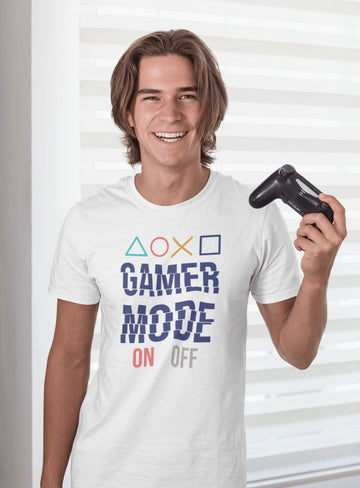 Gamer Mode On Off Special Gaming T Shirt for Men and Women