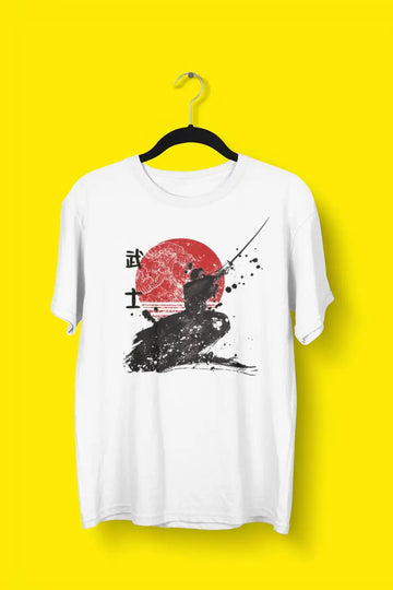 Ghost of Tsushima Samurai White T Shirt for Gamers | Premium Design | Catch My Drift India - Catch My Drift India Clothing clothing, gaming, made in india, shirt, t shirt, trending, tshirt, w