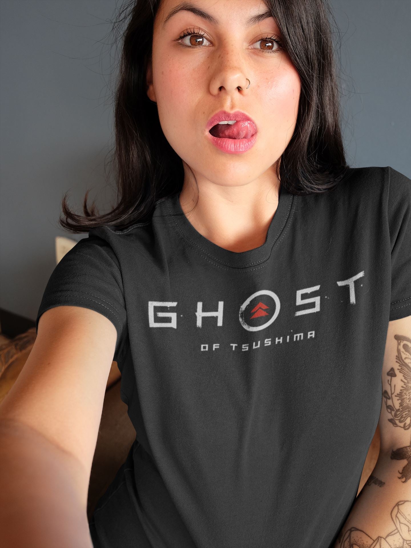 Ghost of Tsushima Official Logo T Shirt for Men and Women freeshipping - Catch My Drift India