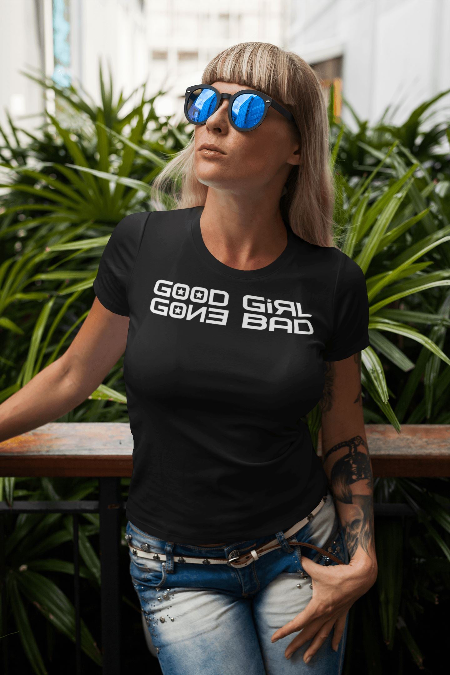 Good Girl Gone Bad Supreme T Shirt for Women - Catch My Drift India  black, clothing, female, funny, made in india, shirt, t shirt, trending, tshirt
