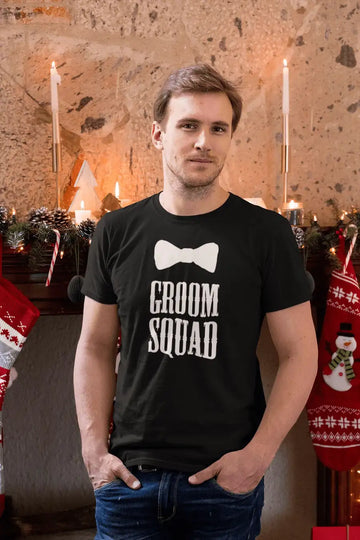 Groom Squad Exclusive T Shirt for Men | Premium Design | Catch My Drift India - Catch My Drift India Clothing black, clothing, groom, made in india, shirt, t shirt, tshirt, wedding