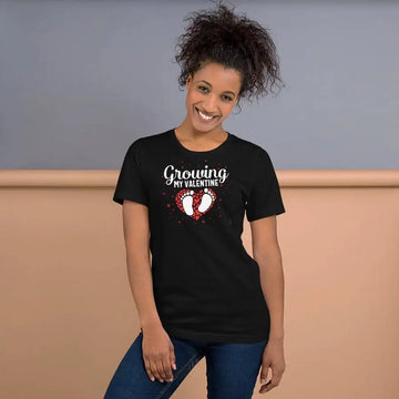 Growing My Valentine Special T Shirt for  Ladies | Premium Design | Catch My Drift India