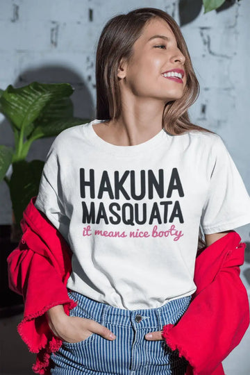 Hakuna Masquata T Shirt for Men and Women | Premium Design | Catch My Drift India