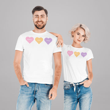 Happily Ever After Exclusive White T Shirt for Couples