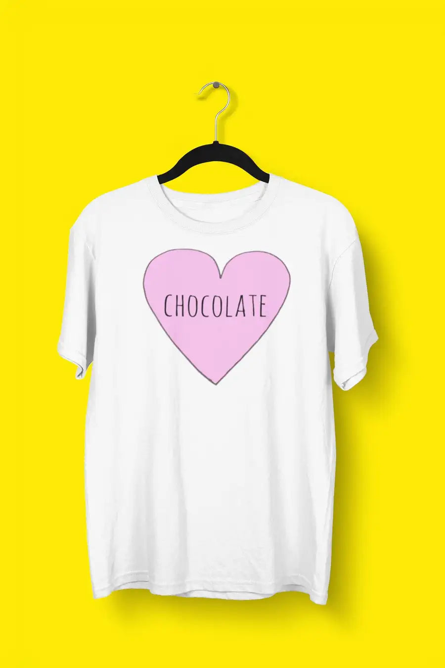 Heart Chocolate Exclusive T Shirt for Men and Women | Premium Design | Catch My Drift India - Catch My Drift India Clothing black, clothing, made in india, shirt, t shirt, trending, tshirt, w