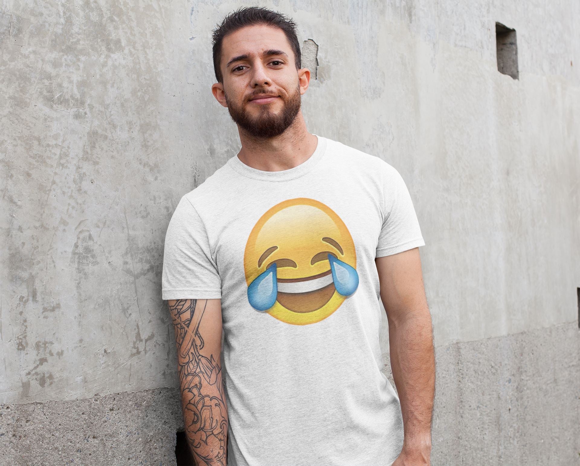 ROFL Emoji Funny T Shirt for Men and Women freeshipping - Catch My Drift India