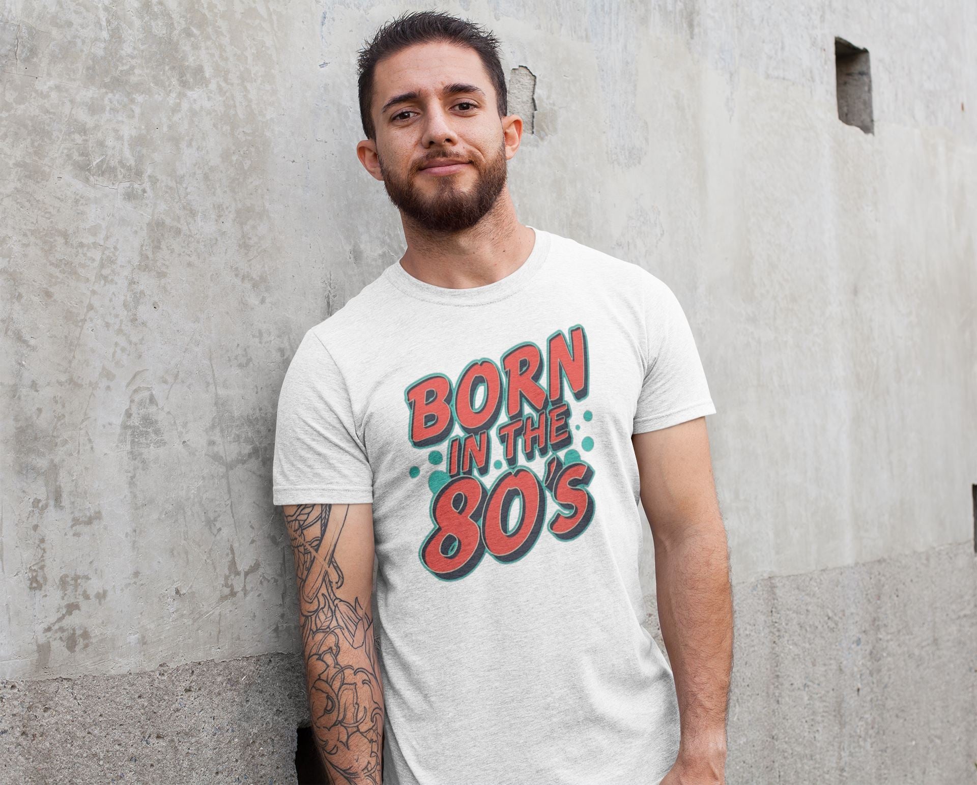 Born in the 80's Exclusive Black T Shirt for Men and Women freeshipping - Catch My Drift India
