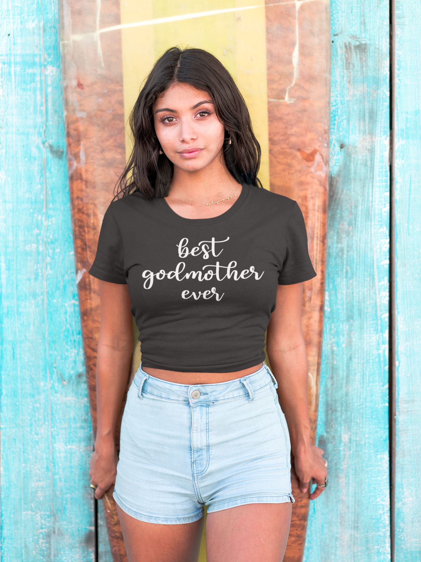 Best Godmother Ever Special Black T Shirt for Women freeshipping - Catch My Drift India