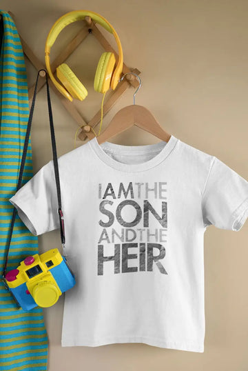 I am the Son and Heir Adorable T Shirt for Baby Boys | Premium Design | Catch My Drift India - Catch My Drift India Clothing babies, baby, kids, onesie, onesies, toddlers