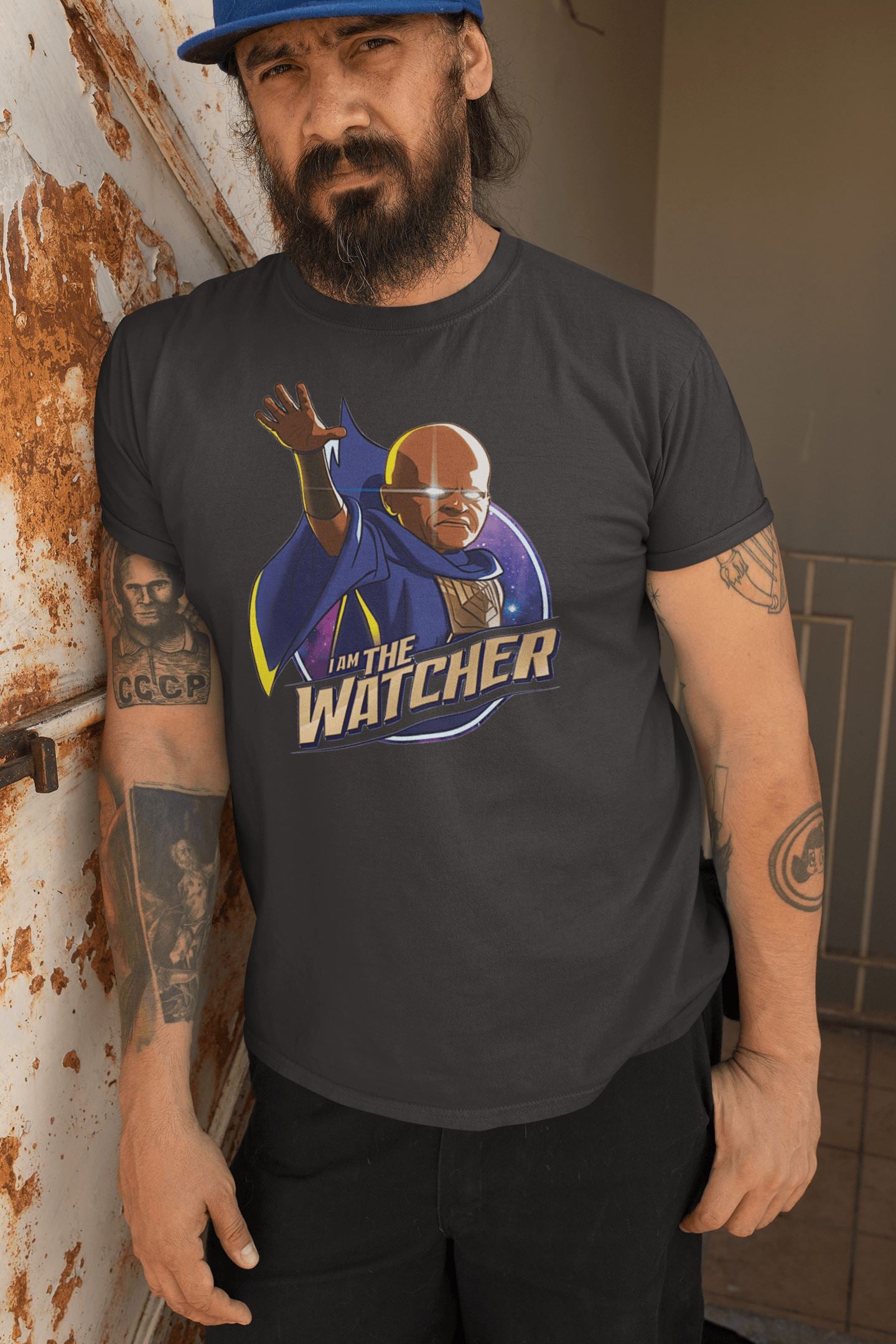 I am The Watcher What If Official T Shirt for Men and Women - Catch My Drift India  animated, anime, black, clothing, comics, made in india, marvel, movies, shirt, super, super heroes, superh