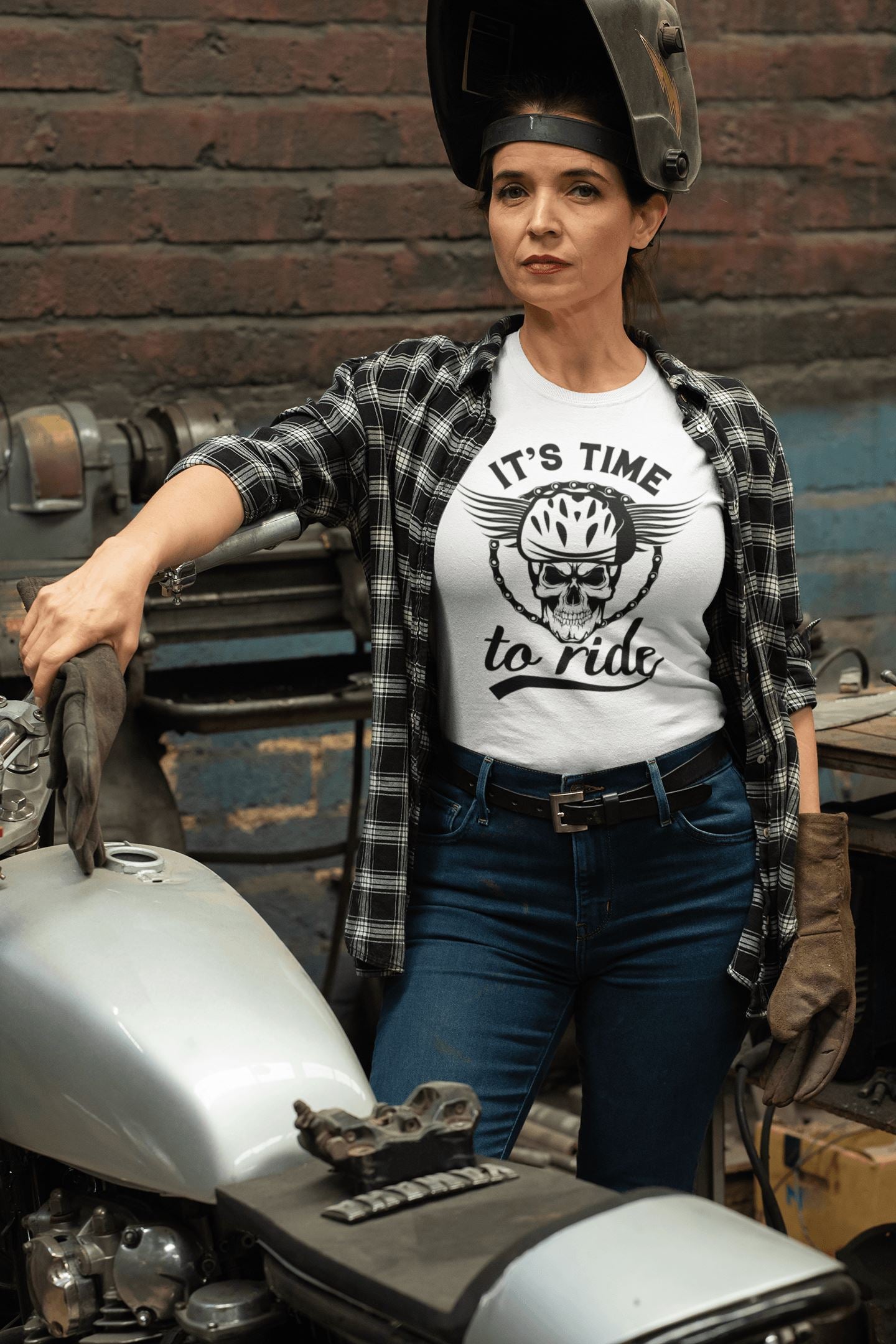 It's Time to Ride Exclusive Rowdy T Shirt for Men - Catch My Drift India  activewear, biking, clothing, cycling, general, made in india, riding, shirt, t shirt, trending, tshirt, white