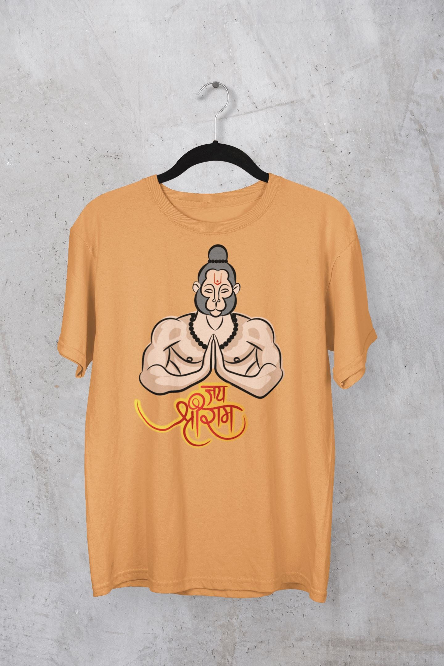 Jai Shri Ram Hanuman Ji Praying Special Multi Colour T Shirt for Men and Women - Catch My Drift India  clothing, god, hanuman, hanuman ji, hindu, india, made in india, ram, shirt, t shirt, ts
