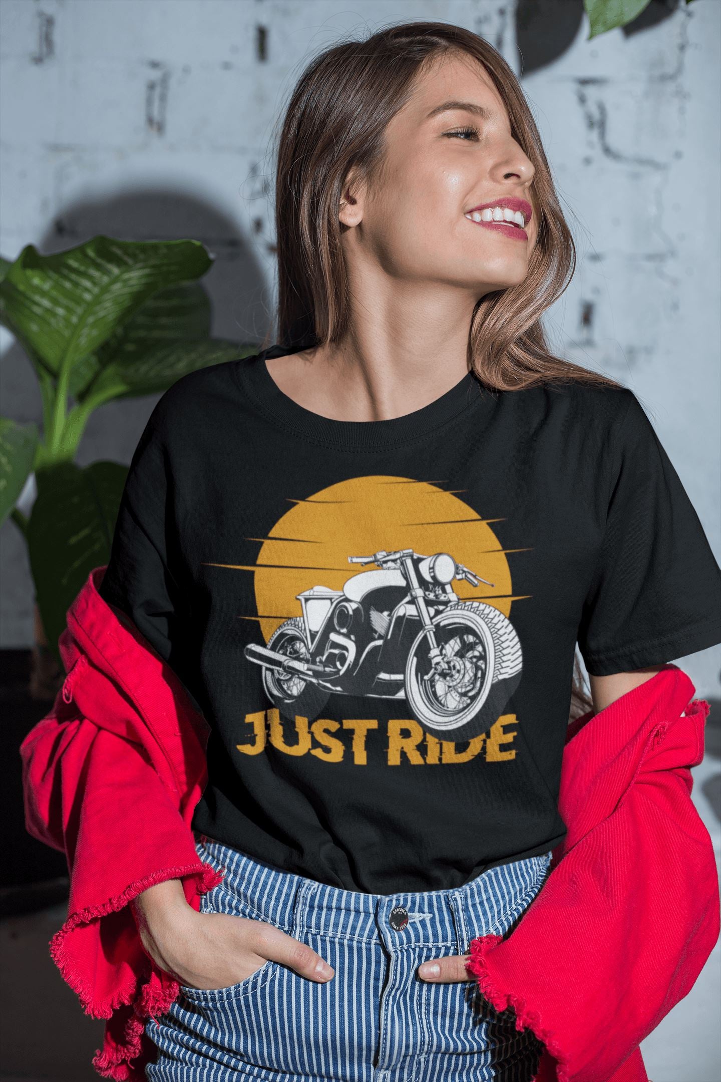 Just Ride Exclusive Bike T Shirt for Men and Women Motorcycle