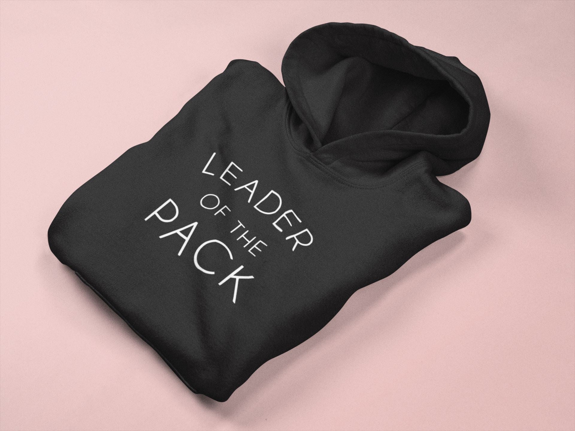 Leader of the Pack Black Unisex Hoodie | Premium Design | Catch My Drift India - Catch My Drift India Clothing general, gym, hoodie, jacket, winter
