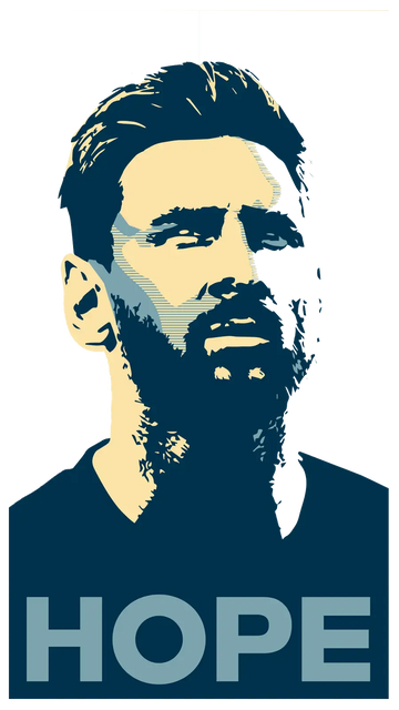 Lionel Messi Premium Hope T-Shirt for Guys | Premium Design | Catch My Drift India - Catch My Drift India Clothing clothing, football, made in india, shirt, t shirt, tshirt, white