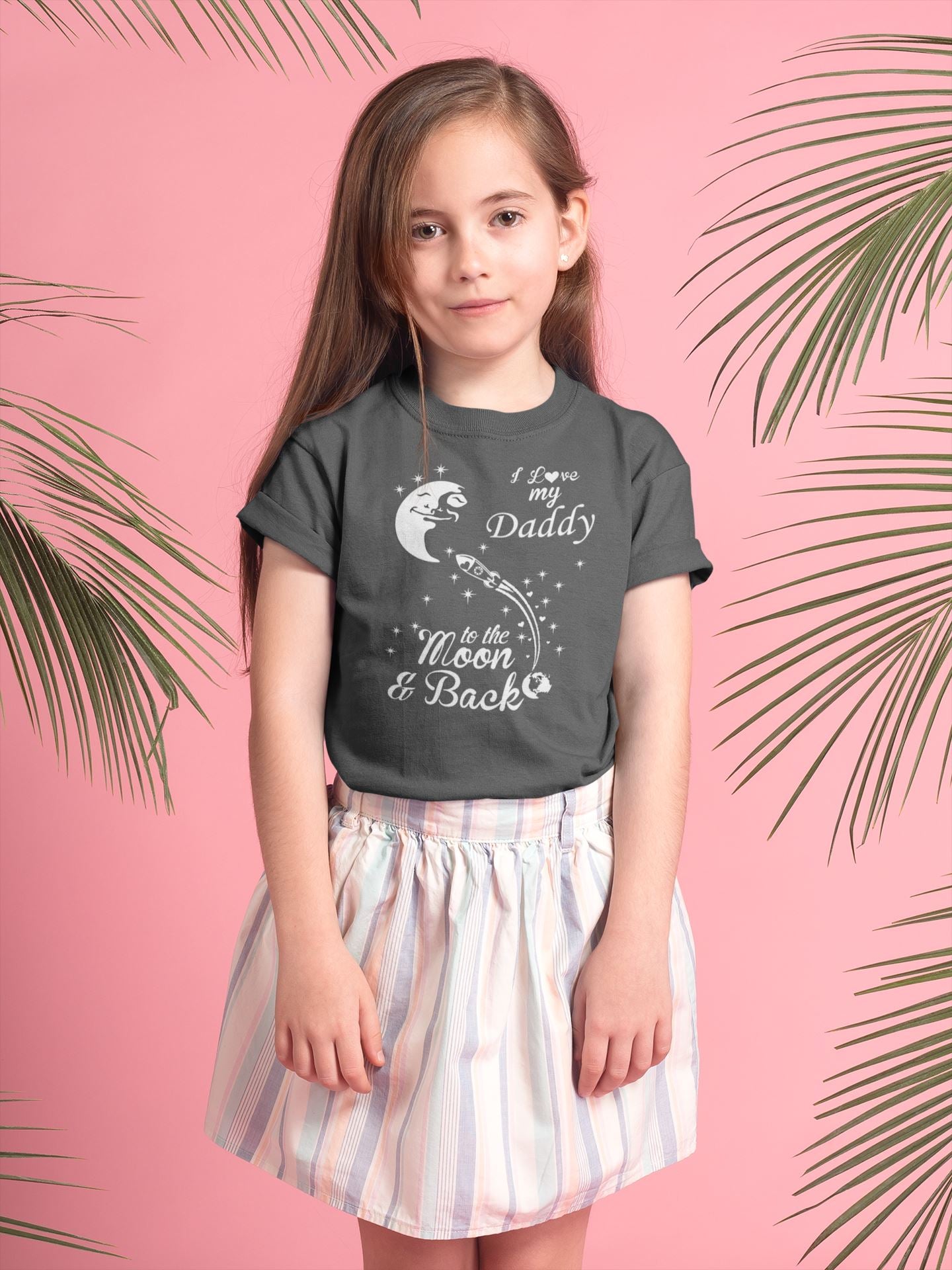 I Love My Daddy to the Moon and Back Special Family T Shirt for Boys and Girls freeshipping - Catch My Drift India