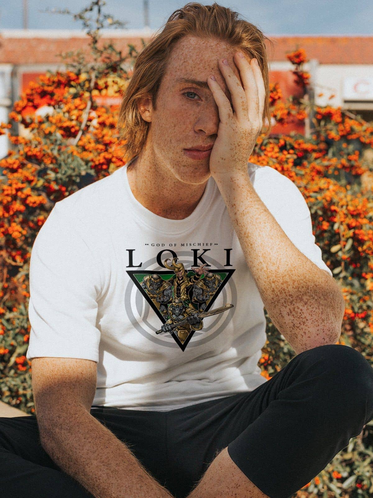 Loki The God Of Mischief Exclusive T Shirt for Comic Book Fans | Premium Design | Catch My Drift India - Catch My Drift India  clothing, general, loki, made in india, marvel, movies, shirt, s