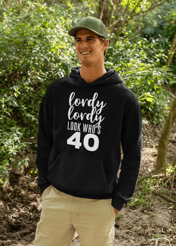 Look Who's Forty Custom Hoodie for Men and Women | Premium Design | Catch My Drift India