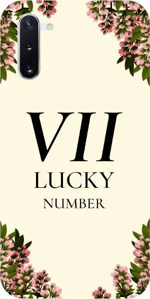 Lucky Number VII Samsung Mobile Case | Premium Design | Catch My Drift India - Catch My Drift India  