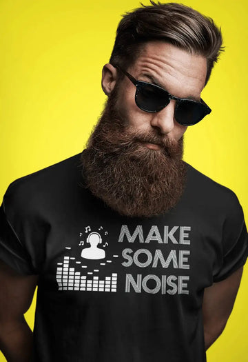 Make Some Noise Exclusive Unisex T Shirt | Premium Design | Catch My Drift India - Catch My Drift India Clothing bachelorette, black, clothing, made in india, shirt, t shirt, tshirt, wedding