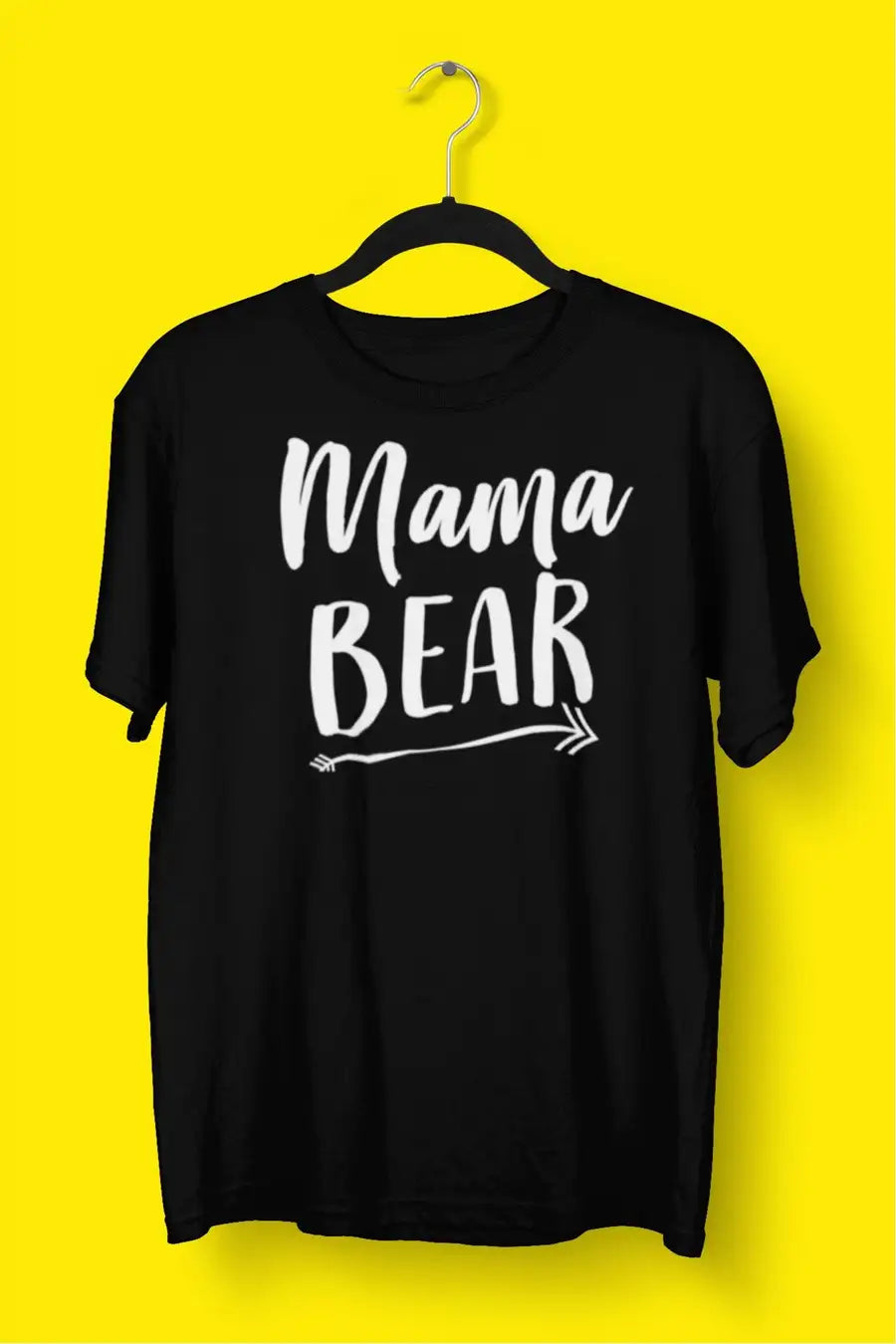 Mama Bear Exclusive T Shirt for Women | Premium Design | Catch My Drift India - Catch My Drift India Clothing black, clothing, female, made in india, mom, mother, parents, shirt, t shirt, tsh