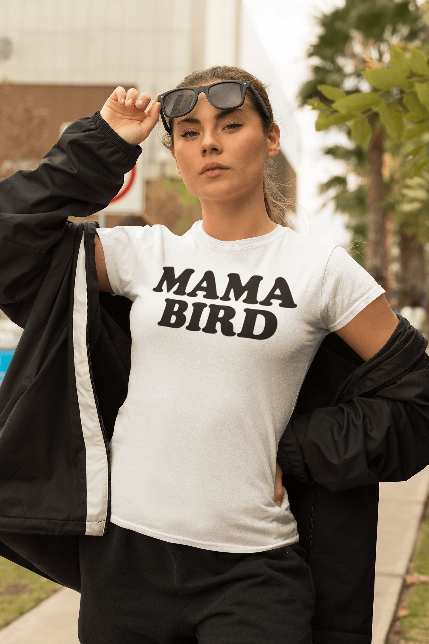 Mama Bird Special White T Shirt for Women - Catch My Drift India  clothing, female, made in india, mom, mother, parents, shirt, t shirt, white