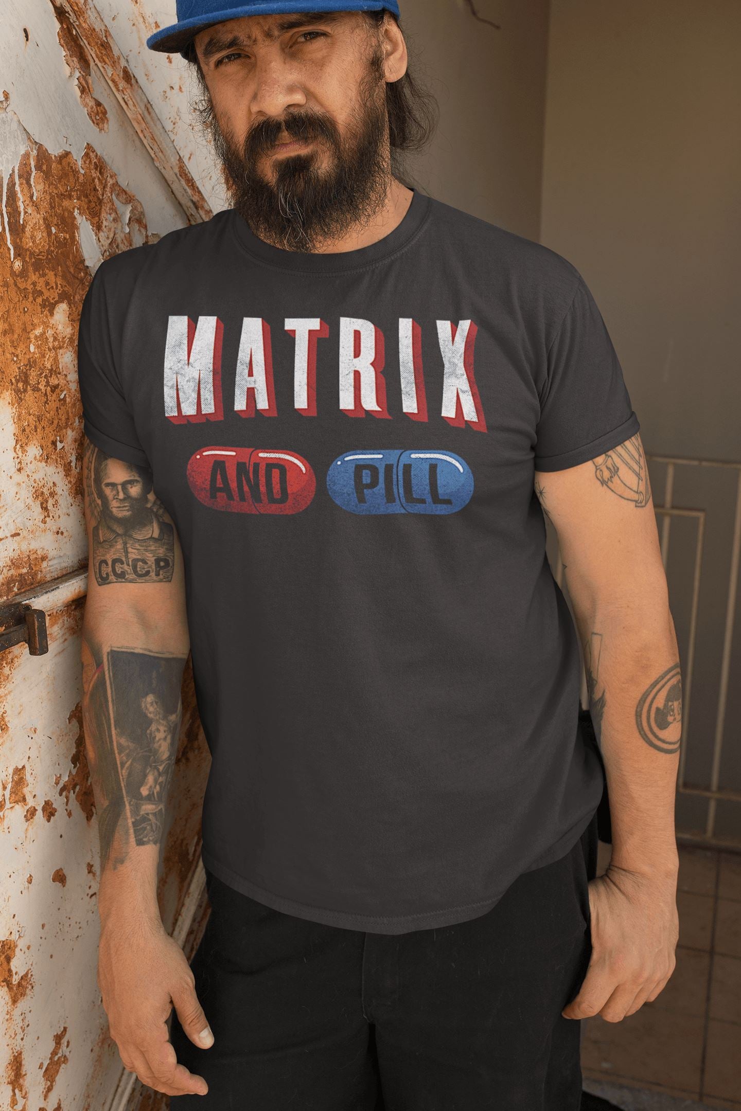 Matrix and Pill Official Funny T Shirt for Men and Women - Catch My Drift India  black, clothing, keanu reeves, made in india, matrix, movie, movies, neo, pop, shirt, t shirt, trending, tshir