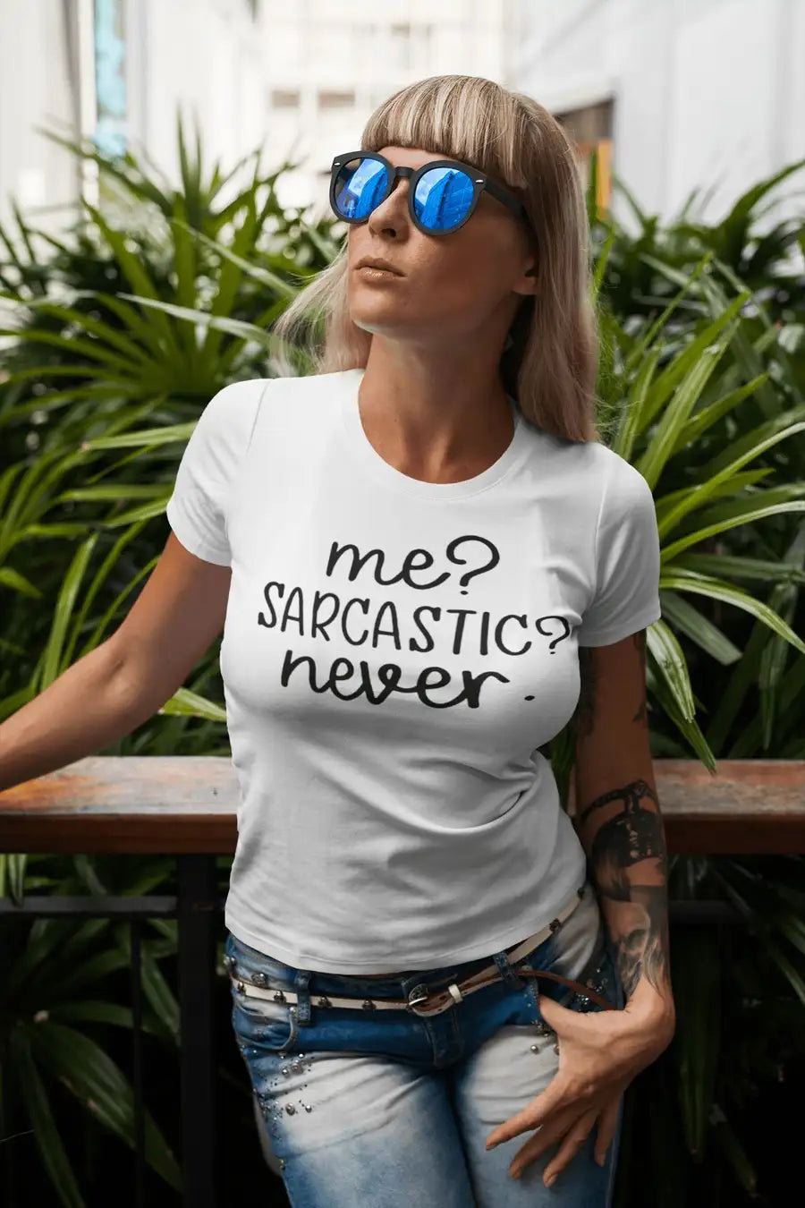 Me Sarcastic Never Funny Unisex T Shirt | Premium Design | Catch My Drift India - Catch My Drift India  