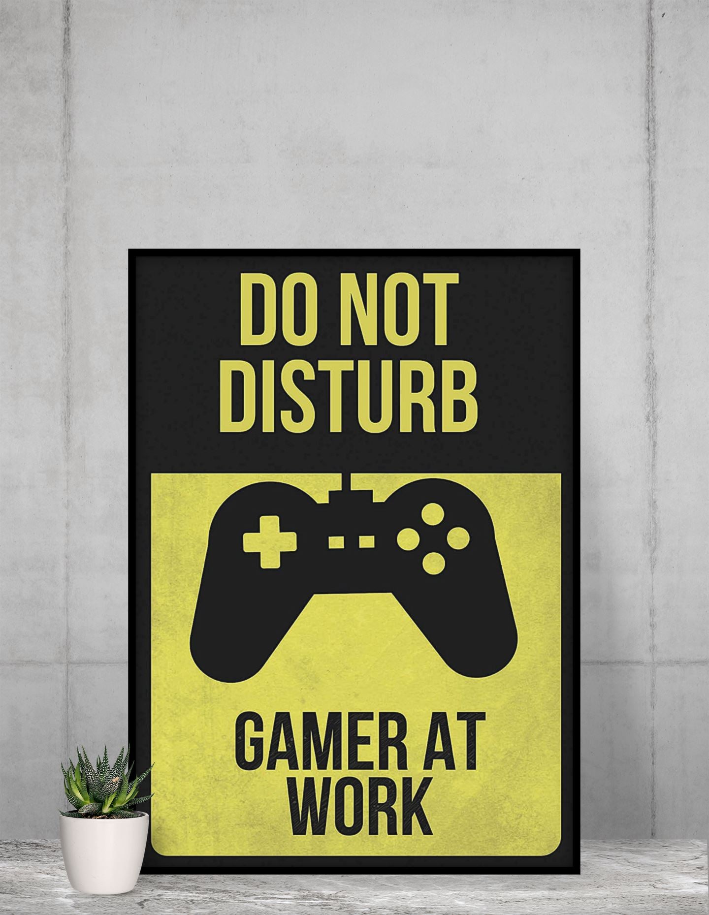 Do Not Disturb Gamer At Work Exclusive Framed Gaming Wall Poster freeshipping - Catch My Drift India