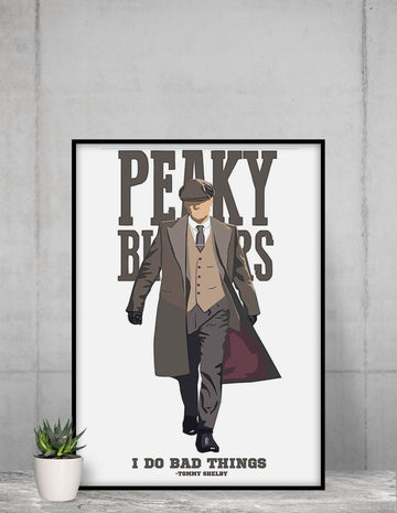 Tommy Shelby Peaky Blinders Exclusive Framed Wall Poster freeshipping - Catch My Drift India
