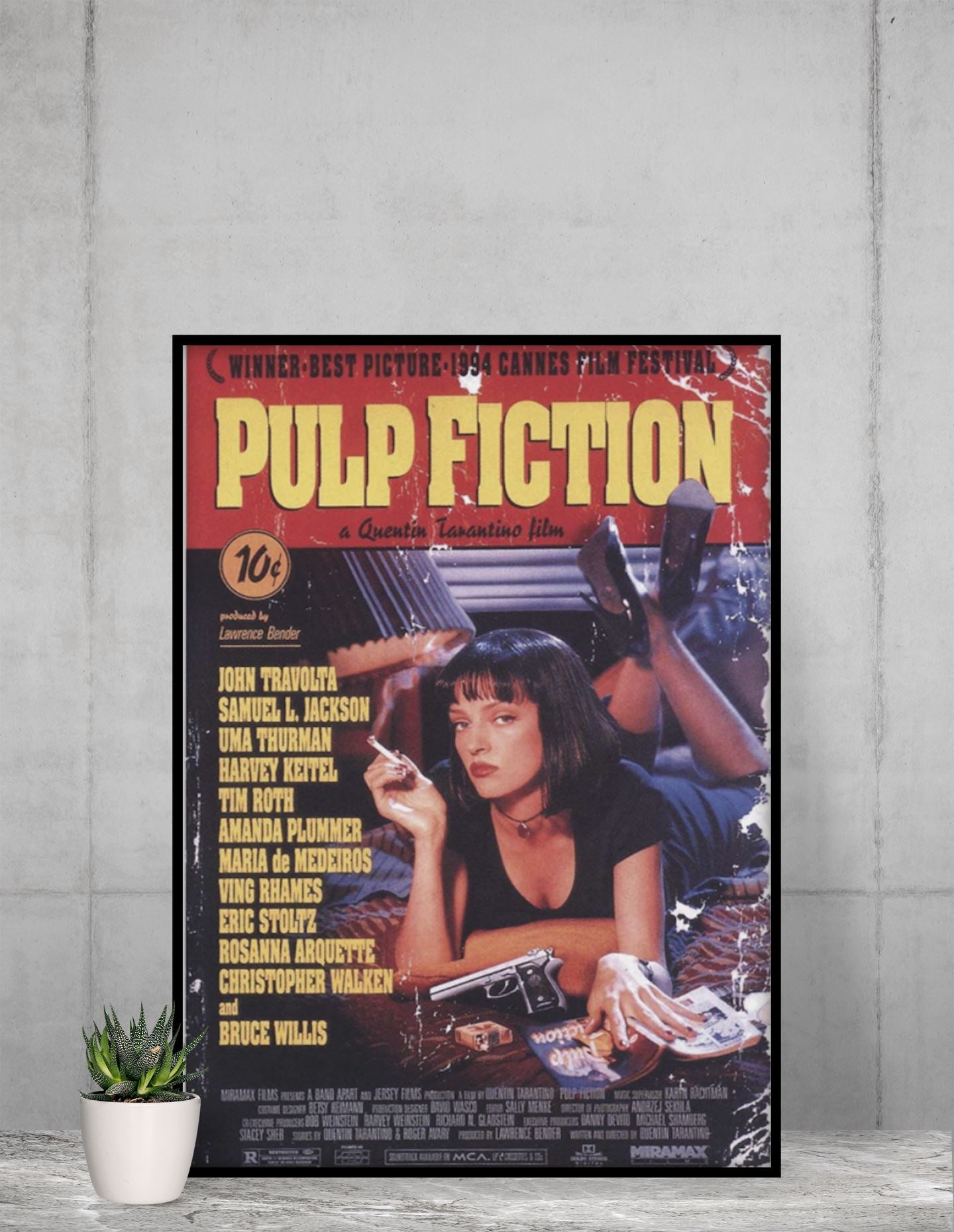 Pulp Fiction Iconic Cover's Framed Wall Poster Printrove 
