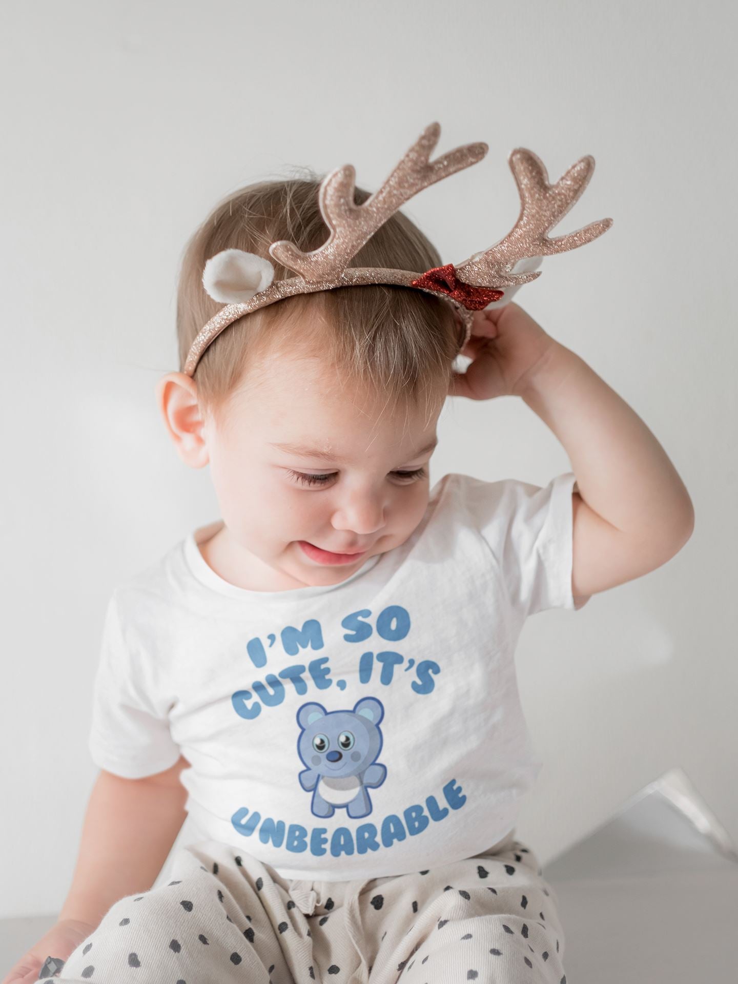 I am So Cute its Unbearable Special White T Shirt for Babies freeshipping - Catch My Drift India