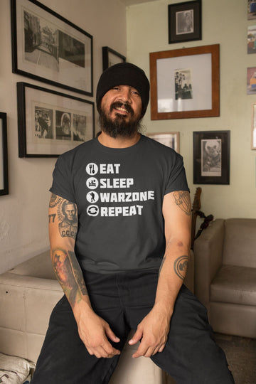 Eat Sleep Warzone Repeat Exclusive Call of Duty T Shirt for Men and Women