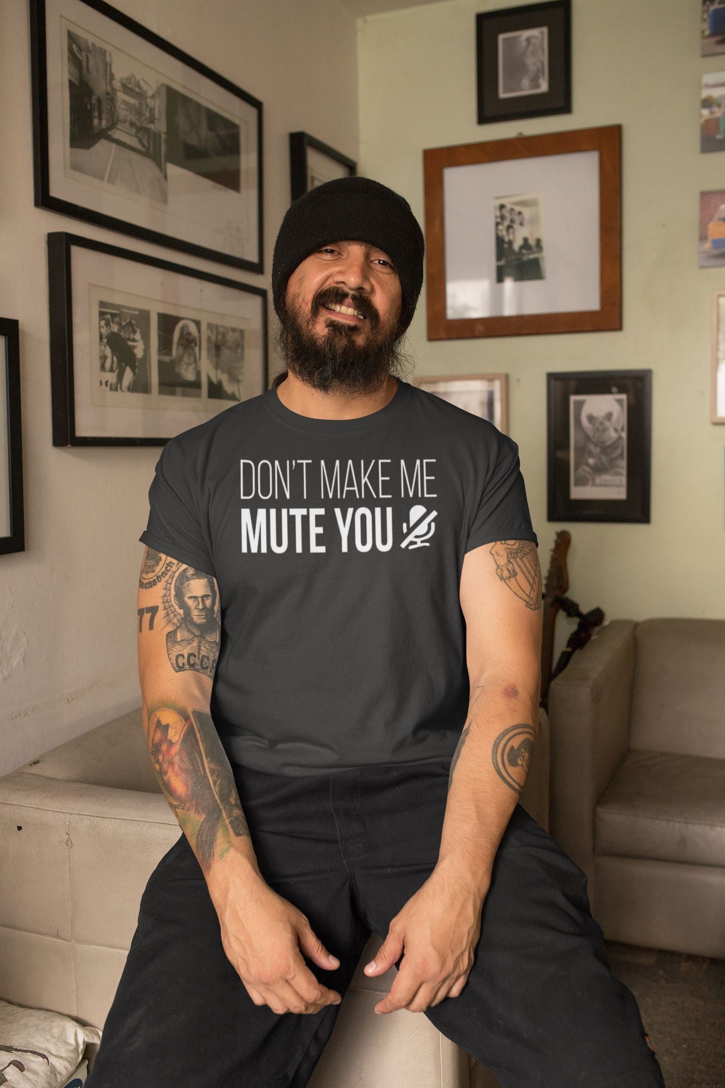 Don't Make Me Mute You Funny Black Swag T Shirt for Men and Women freeshipping - Catch My Drift India