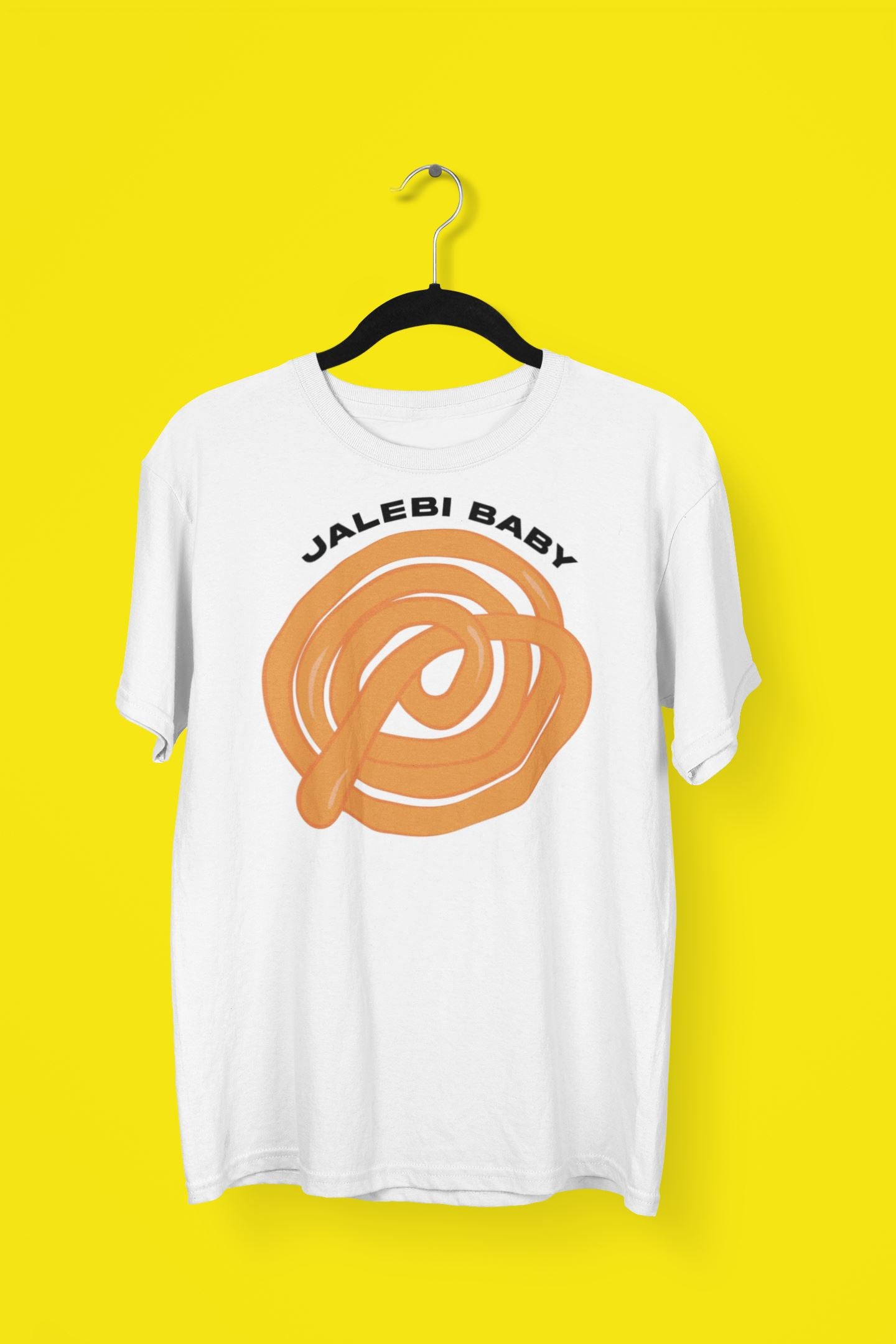 Jalebi Baby Official White T Shirt for Men and Women freeshipping - Catch My Drift India