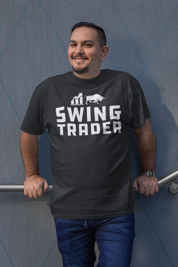 Swing Trader Exclusive Black T Shirt for Men and Women